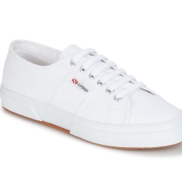 Superga Shoes - Low top white superga sneakers